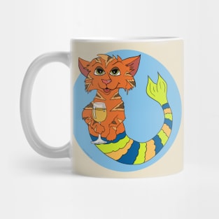 Chewy the Orange Tabby Purrmaid Mug